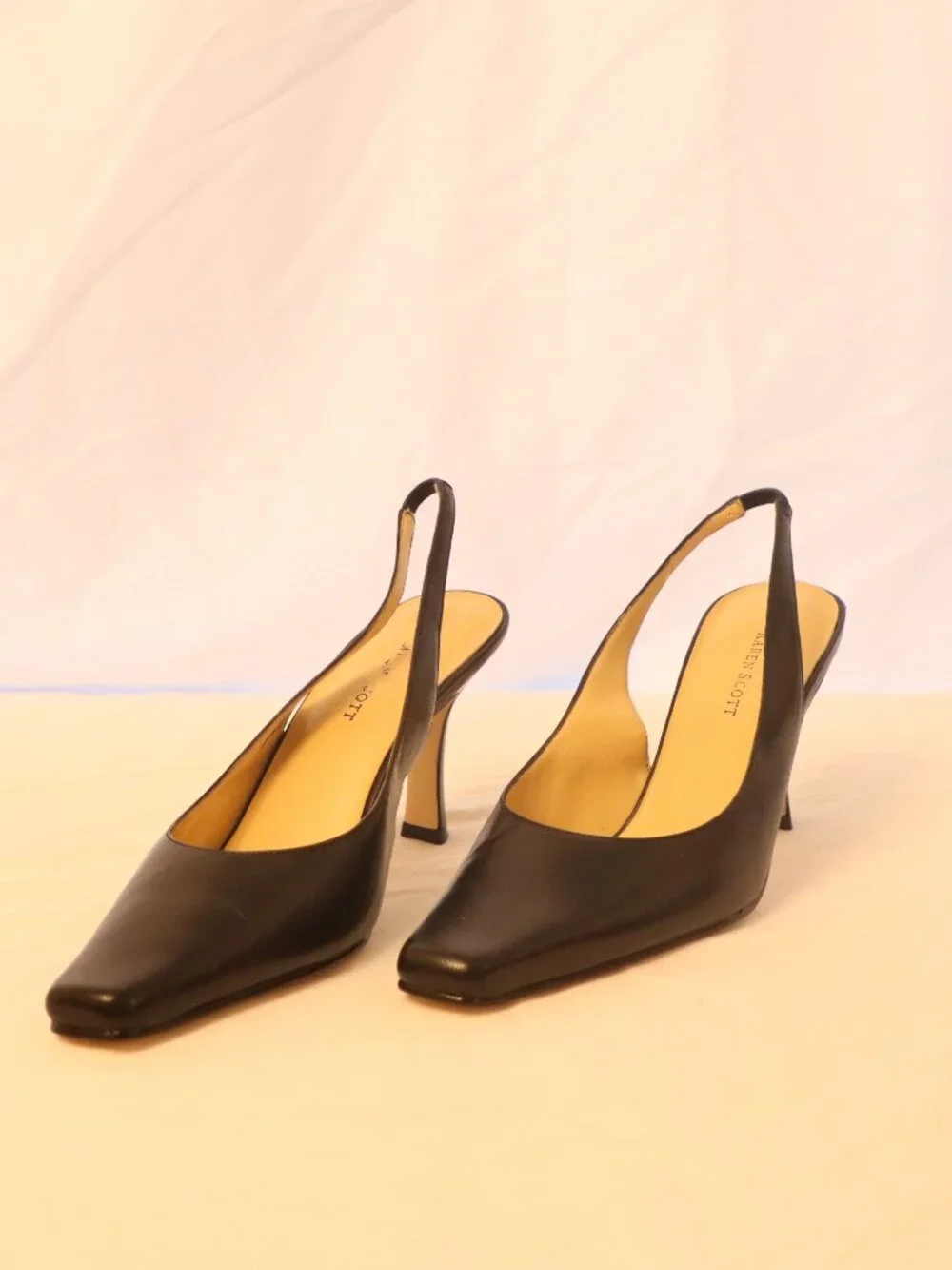 Karen Scott Size 9 Black Slingback Pumps - Picture 4 of 6